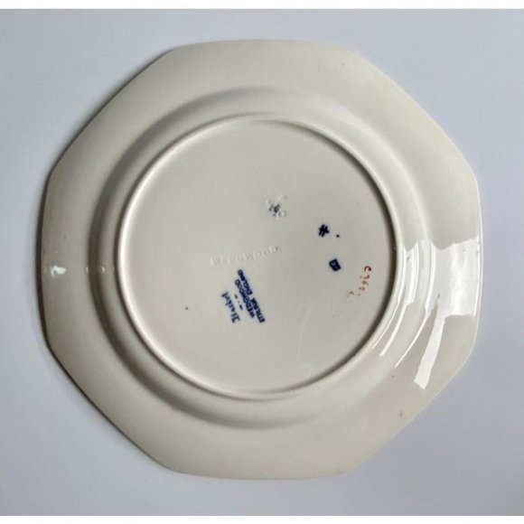 Wedgwood Basket Octagonal Salad Plates Chinese Lotus - Picture 13 of 16